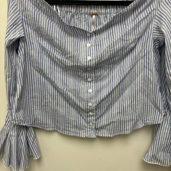 Free People March to the Beat Off Shoulder Blouse - Picture 8 of 12